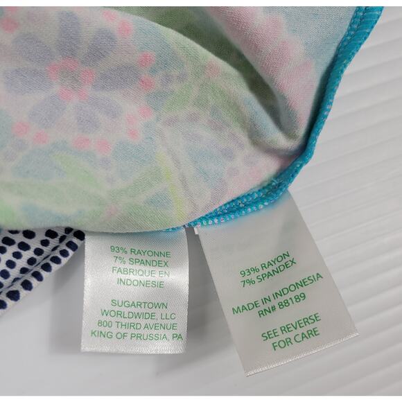 Lilly Pulitzer Womens XS UPF 50+ Sophie Dress Bermuda‎ Blue Turtles Trees 002176 - Picture 6 of 8